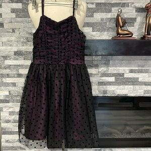 Zunie Big Girl's Mesh Print Hi-Lo Special Occasion Dress Size 16